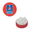 Small Red Snap-Top Mint Tin Filled w/ Sugar Free Mints